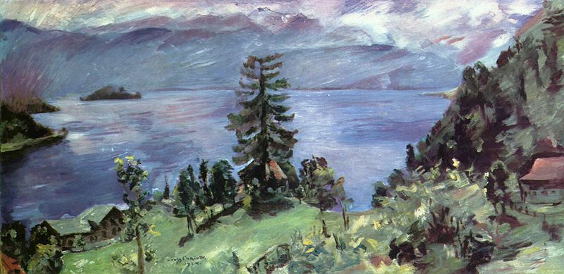 Lovis Corinth Blick von der Kanzel